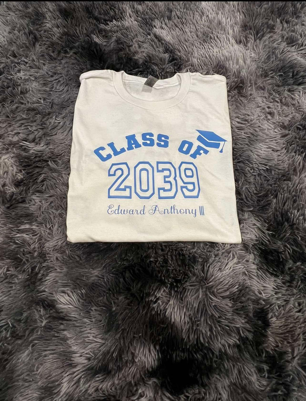 Class of Handprint shirts. (BLACK AND WHITE MATERIAL ONLY ON SHIRTS)