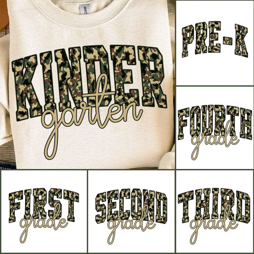 Camo Prek - Fourth Grade