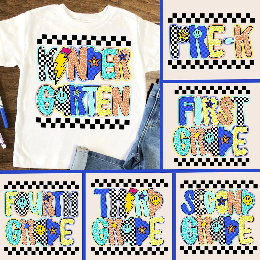 Retro Checker PreK- Fifth Grade