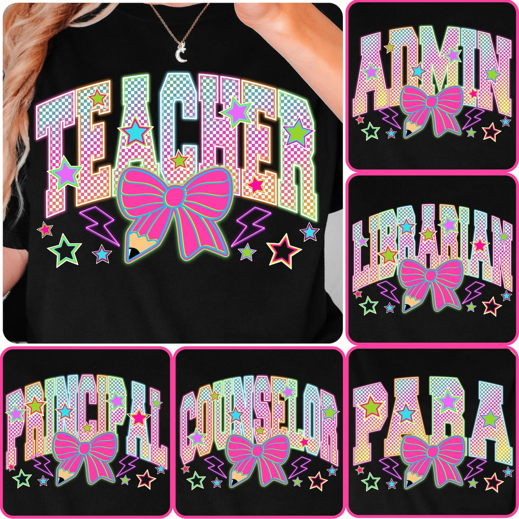 Neon school occupation